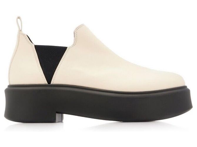 The Row Robbin Ankle Boots Blue Leather