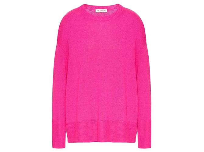 Valentino Garavani Knitwear Pink Cashmere  ref.1239393