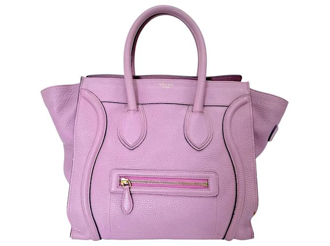 Céline Luggage Pink Pony-style calfskin  ref.1239464