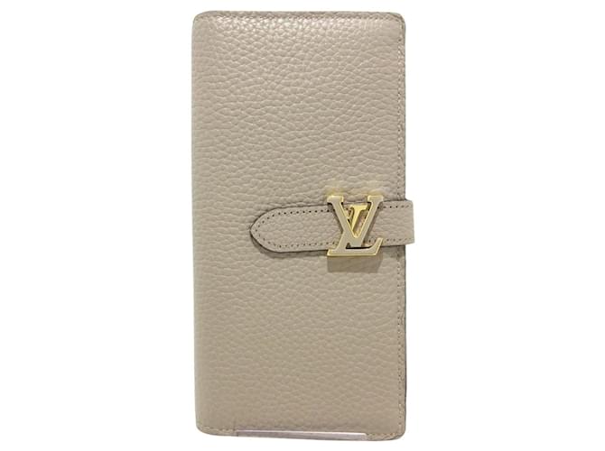 Capucines Louis Vuitton Portefeuille Beige Leather  ref.1239510