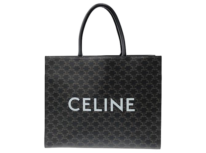 Céline Celine Hippo Nero Tela  ref.1239563