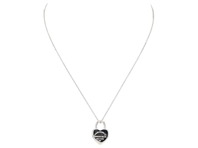Tiffany & Co Heart Silvery Silver  ref.1239599