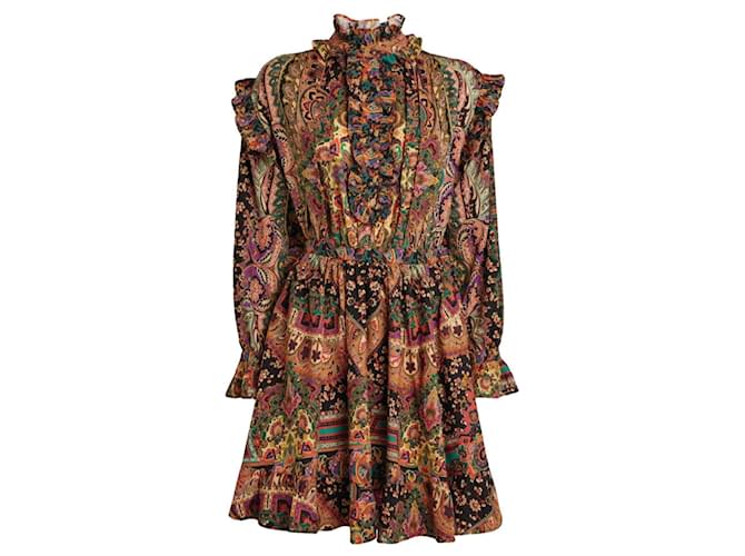 Etro Dresses Brown Silk  ref.1239641