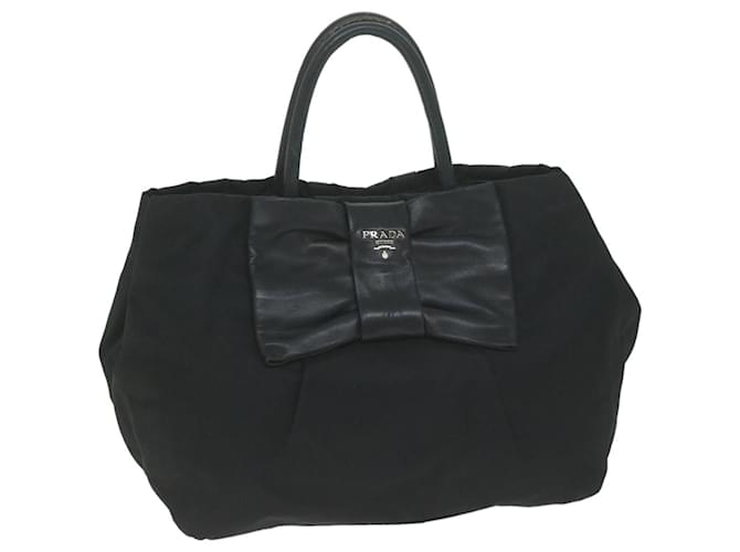 PRADA Hand Bag Nylon Black Auth ep3021  ref.1239738