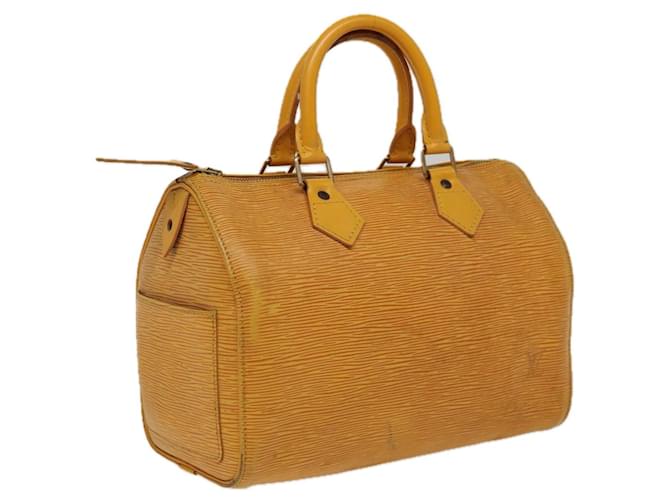 Louis Vuitton Epi Speedy 25 Hand Bag Tassili Yellow M43019 LV Auth 64958 Leather  ref.1239745