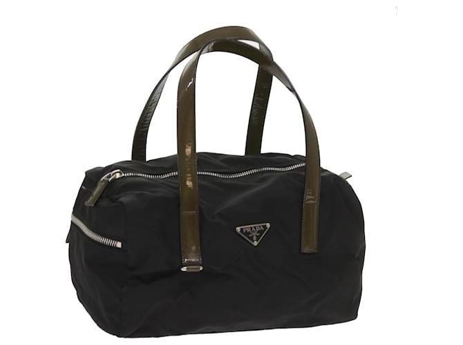 PRADA Hand Bag Nylon Black Auth 65551  ref.1239802