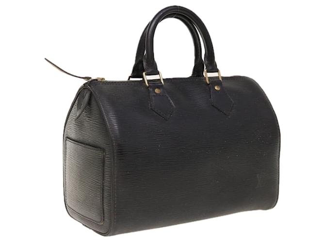 Louis Vuitton Epi Speedy 25 Hand Bag Black M43012 LV Auth 64969 Leather  ref.1239808