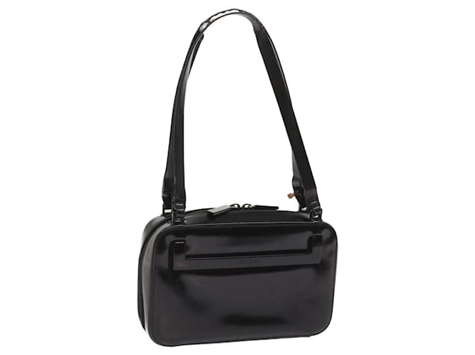 GUCCI Sac à bandoulière en cuir noir Auth ti1489  ref.1239826