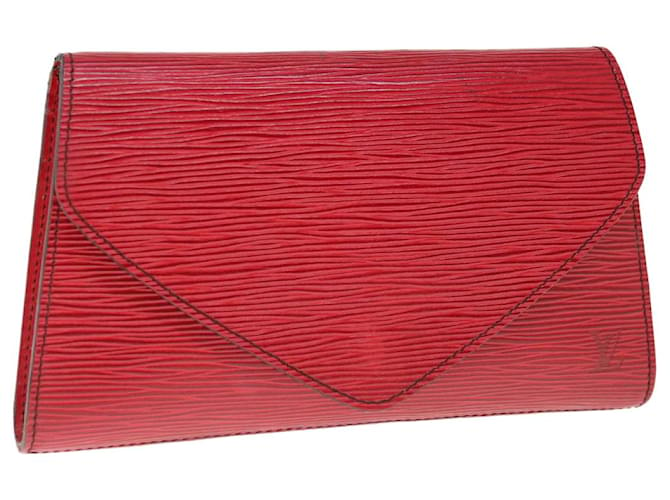 LOUIS VUITTON Epi Art Deco Clutch Bag Red M52637 LV Auth 64923 Leather  ref.1239834