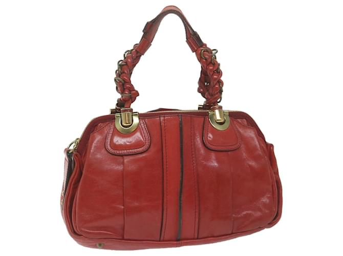 Chloé Chloe Hand Bag Leather Beige Auth bs11624  ref.1239841