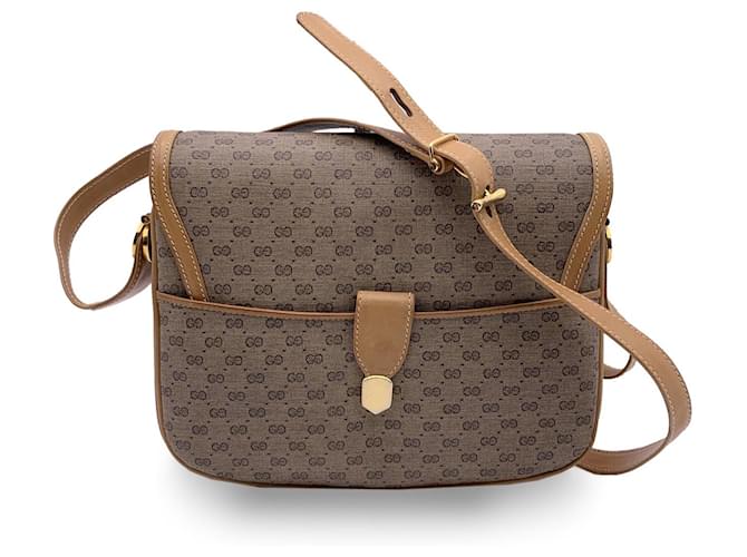 Gucci Shoulder Bag Vintage n.A. Beige Cloth  ref.1239861