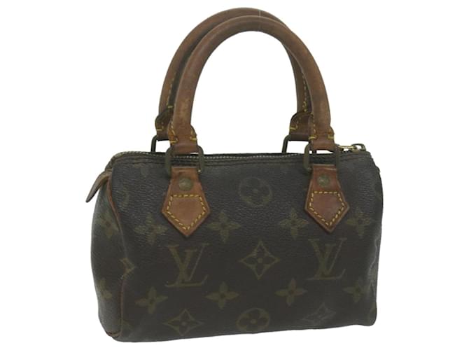 LOUIS VUITTON Monogram Mini Speedy Hand Bag M41534 LV Auth 65411 Cloth  ref.1239885
