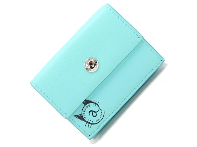 TIFFANY & CO Blue Leather  ref.1239933