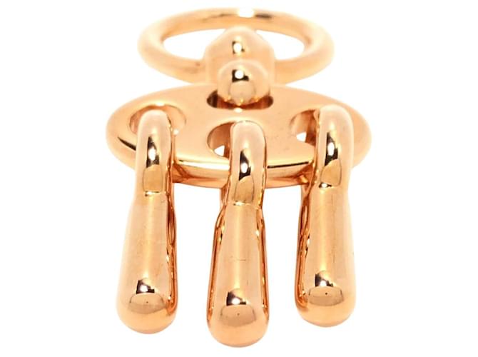 Ring Hermès Anneau de twilly Charms Mors à Jouets Dourado Metal  ref.1239935