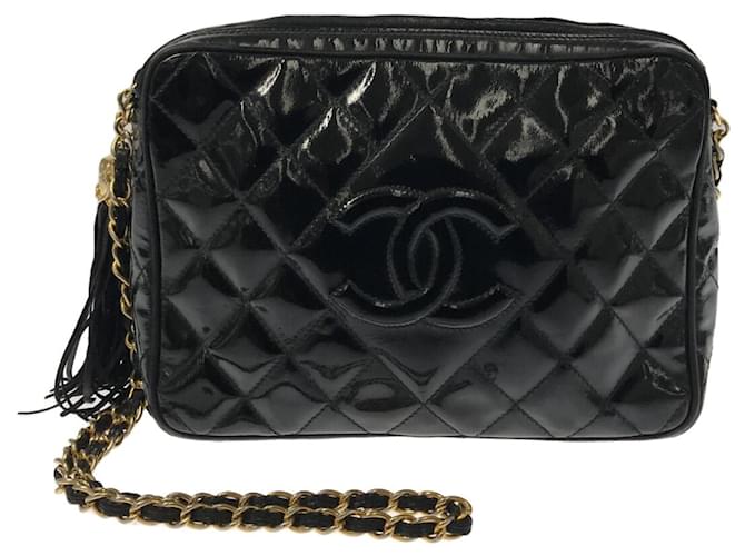 Timeless Chanel Matrasse Black Leather  ref.1239979