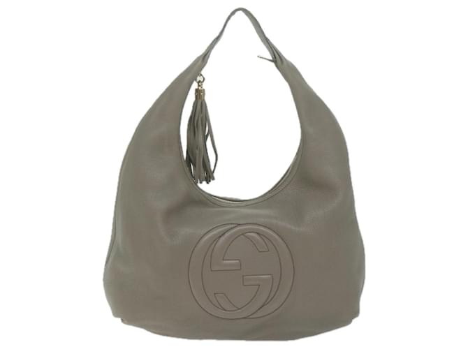 Gucci Soho Grey Leather  ref.1240011