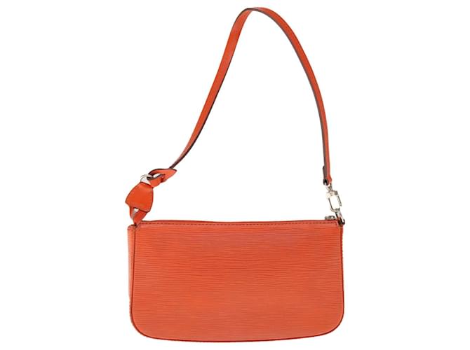 Louis Vuitton Pochette Accessoire Orange Leather  ref.1240066