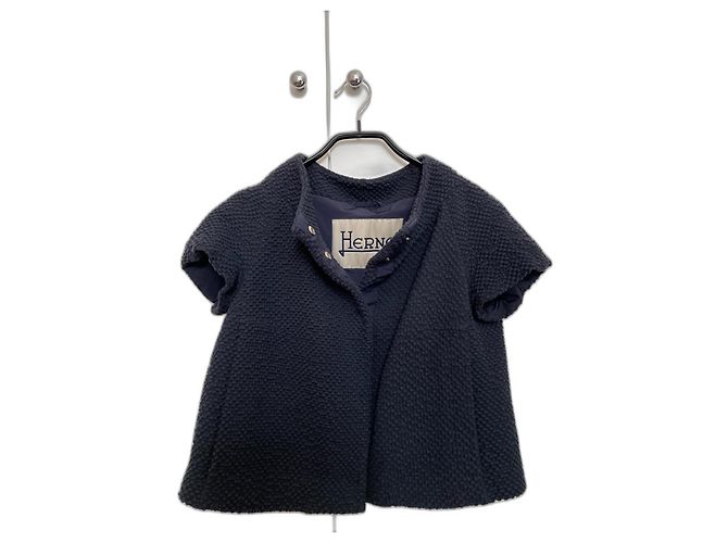 Herno Short Jacket Dark Blue