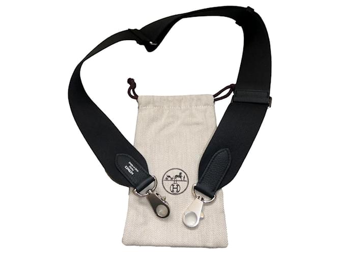 new Hermès shoulder strap for kelly bag with dustbag Grey Tulle  ref.1240136