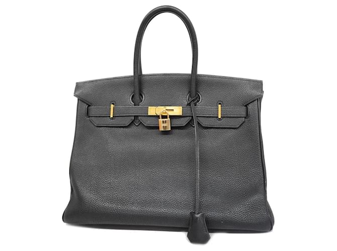 Hermès HERMES BIRKIN 35 Nero Pelle  ref.1240146