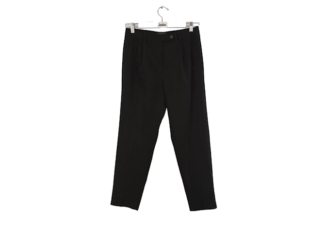 Prada pantalones de lana slim Negro  ref.1240186