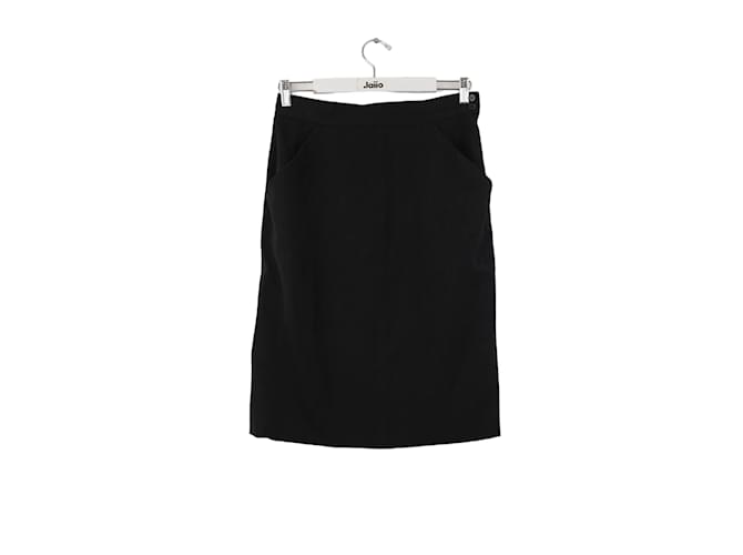 Saint Laurent wrap wool skirt Black  ref.1240200