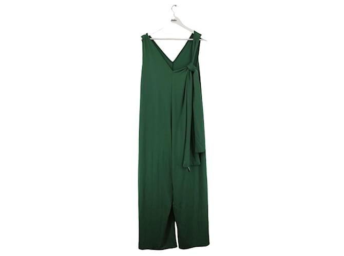 Autre Marque Green jumpsuit Viscose  ref.1240205