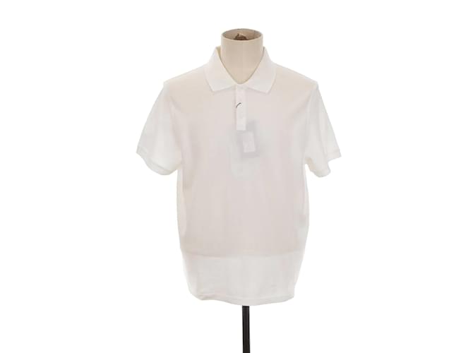 Saint Laurent Poloshirt aus Baumwolle Weiß  ref.1240212