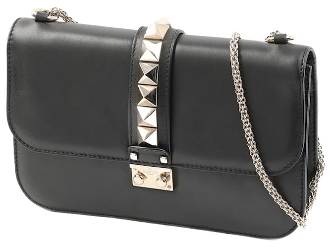 VALENTINO GARAVANI  Handbags   Leather Black  ref.1240219