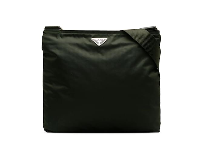 Green Prada Tessuto Crossbody Bag Cloth  ref.1240291