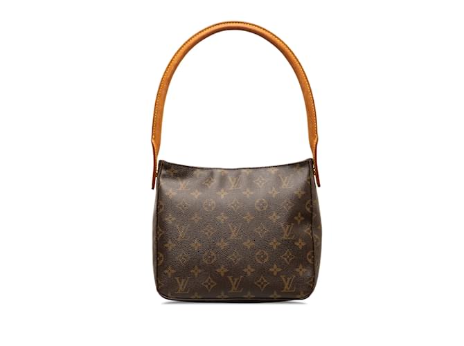 Brown Louis Vuitton Monogram Looping MM Shoulder Bag Leather  ref.1240310