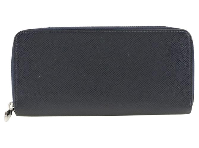 Louis Vuitton Zippy Marineblau Leder  ref.1240360