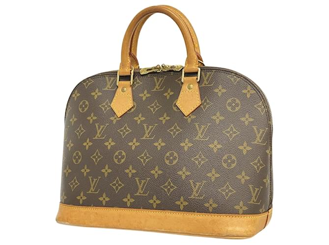 Louis Vuitton Alma Brown Cloth  ref.1240400