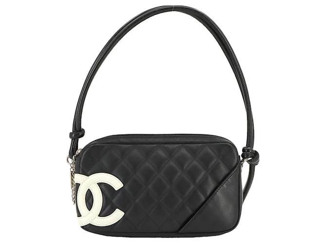 Chanel Cambon Cuir Noir  ref.1240472