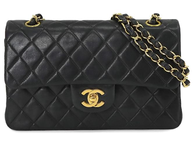 Chanel Timeless Black Leather  ref.1240480
