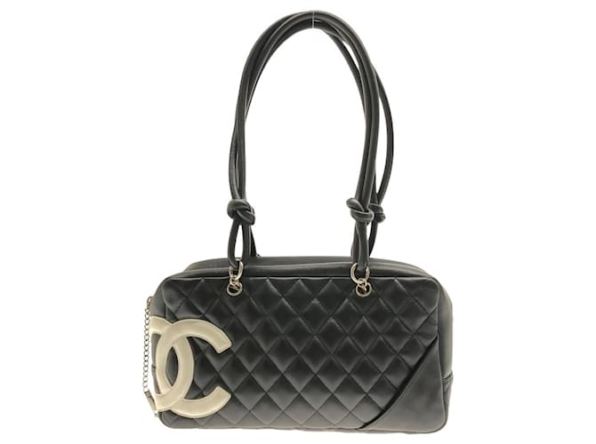 Chanel Cambon Line Black Leather  ref.1240524