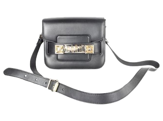 Proenza Schouler Black shoulder bag Leather  ref.1240562