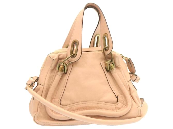 Chloé Chloe Hand Bag Leather 2way Pink Auth am2241g  ref.1240563