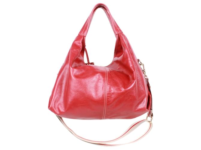 Furla Burgundy Bag with Strap Red Dark red Leather  ref.1240610