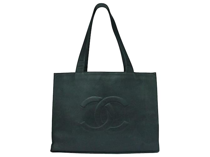 Chanel Extra large tote Black Leather  ref.1240639