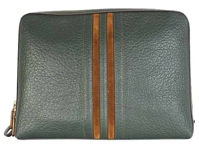 Autre Marque Virid Green Briefcase Leather  ref.1240655