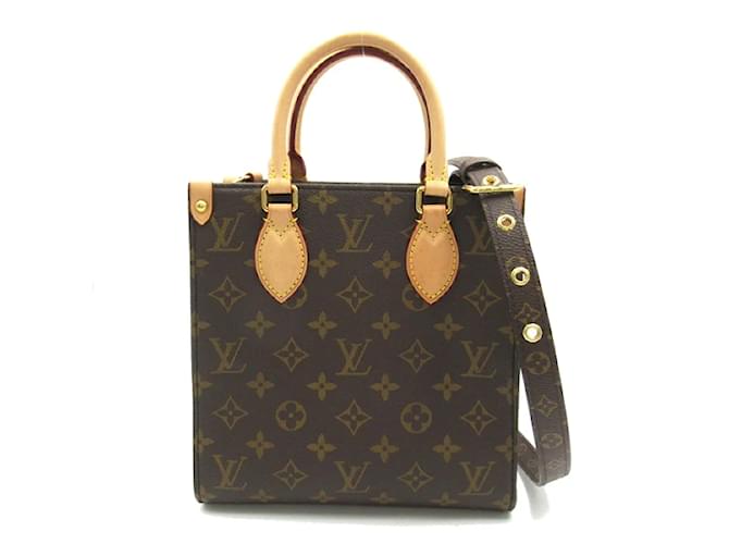 Louis Vuitton Monogram Sac Plat BB Bolsa Crossbody em Lona M46265 Em uma boa condição  ref.1240667