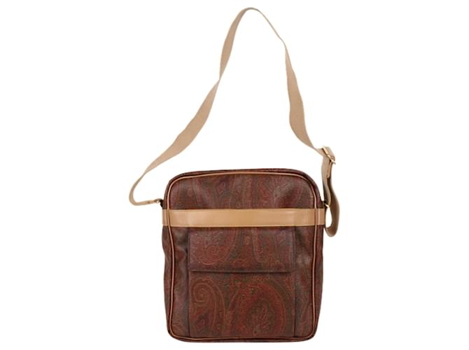 Satchel Etro Bag Brown Leather  ref.1240740
