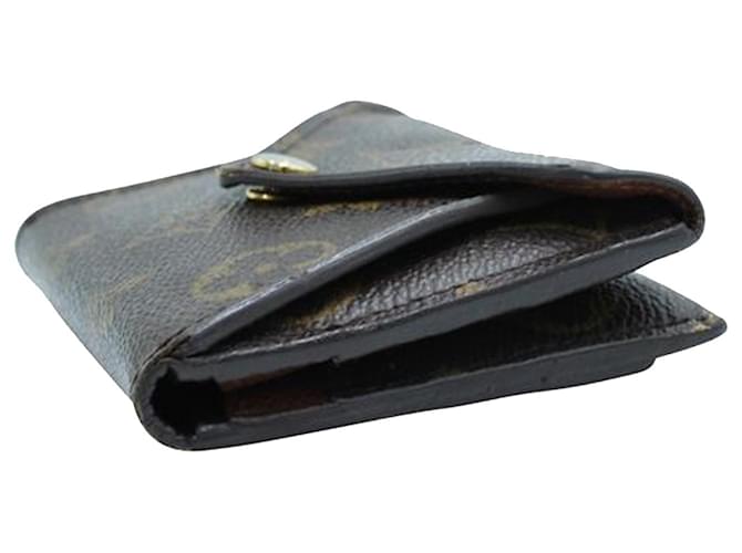 Louis Vuitton Kompakte Brieftasche aus Monogramm-Segeltuch Mehrfarben  ref.1240754