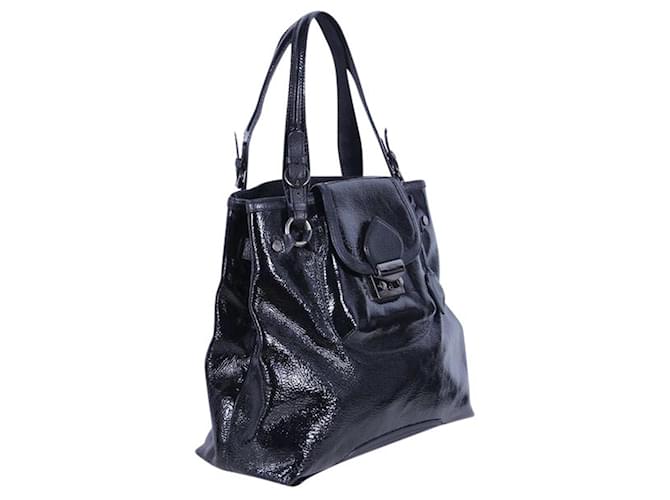 Moschino Black Patent leather tote  ref.1240762