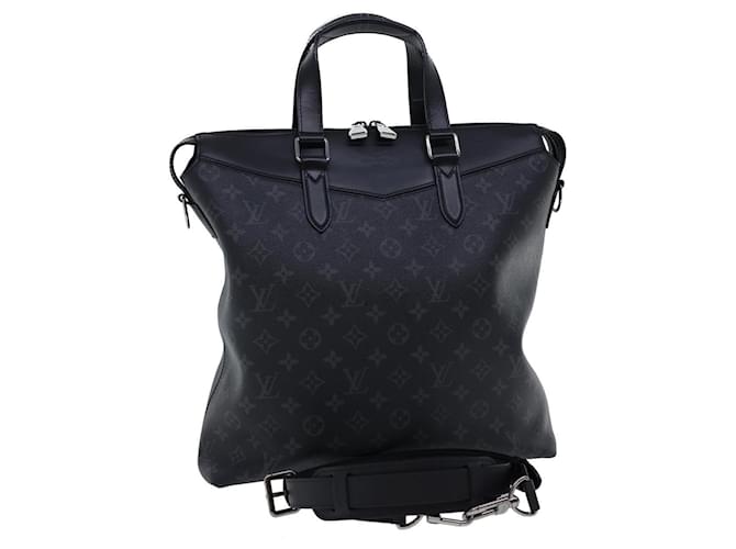 LOUIS VUITTON Monogram Eclipse Explorer 2Way Shoulder Bag M40566 auth 27480A Brown Cloth  ref.1240774