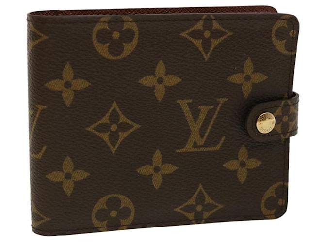 LOUIS VUITTON Monogram Carnet note Note Cover LV Auth 31397A Brown Cloth  ref.1240795