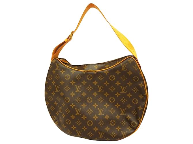 Louis Vuitton Croissant Brown Cloth  ref.1240879