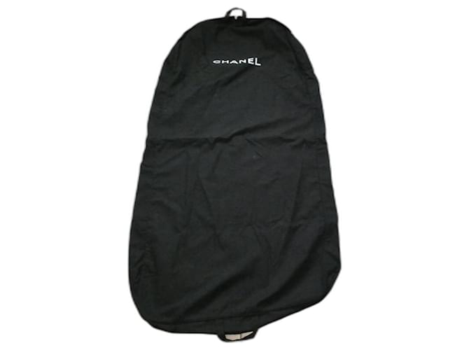 chanel canvas travel clothing cover Black  ref.1240969