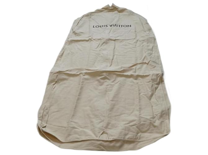 Louis Vuitton Reisebekleidungsbezug aus Stoff Beige Baumwolle  ref.1240971